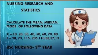 Calculate the mean median of following data 