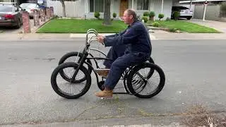 Social Tandem Made From Two Basman Bicycles
