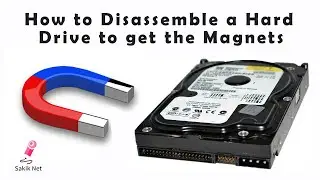 How to Disassemble a Hard Drive to get the Magnets