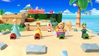 Super Mario Party Partner Party #739 Watermelon Walkabout Rosalina & Daisy vs Wario & Luigi