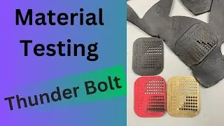 Material Tests on the Thunder Laser Bolt
