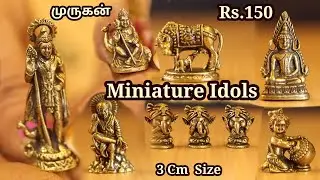 Brass Miniature Idols of Hindu Gods and Animals Spiritual Collectibles | Adyar Handicrafts