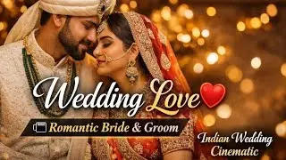 Wedding Couples Video 📸 || Romantic Bride & Groom Moments || Indian Wedding Cinematic #weddingcouple