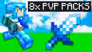 TOP 5 MCPE 8x PVP TEXTURE PACKS (1.19+) | FPS BOOST (Minecraft Bedrock)