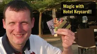 Amazing Magic with a Hotel Keycard! | All Black Magic | Patrick Aitchison