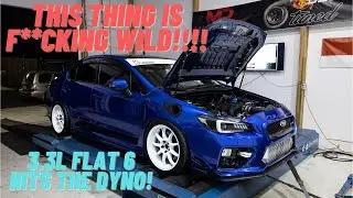 Turbo EG33 Subaru WRX STI Hits the Dyno! THIS THING IS WILD!!!!
