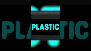 Photoshop Plastic Text | Photoshop Tutorial | Speed Art | #photoshop #speedart #photoshoptext