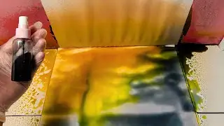 Golden Flow Awakening | Hypnotic Spray Paint ASMR Art