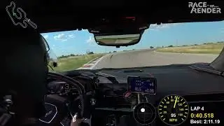 The Drivers Edge HPDE at Eagle's Canyon Raceway in a C8 Z06 October 2025 Day 2 Session 4