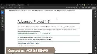 Excel 2021 In Practice - Ch 1 Advanced Project 1-7 | Excel 2021 In Practice Ch1 Advanced Project 1-7