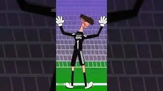 best goalkeeper Real madrid 🥅🤯 #viral #animation #shortsfeed