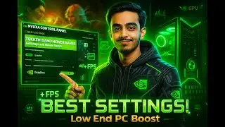 NVIDIA CONTROL PANEL BEST SETTINGS+OTHER TWEAKS FOR TEKKEN 8 AND NEWER GAMES FOR LOW END PC