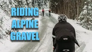 A Muddy Snowy Gravel Ride In Austria