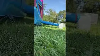 Unicorn Bouncy Castle Blower View