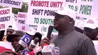 GENERAL ELECTION: GROUP DEMANDS FOR POWER ROTATION TO SOUTH