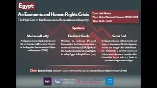 Egypt: An Economic and Human Rights Crisis / HRC52 Side Event