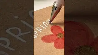 make a card with me 🌺🏷️ #bujo #art #aesthetic #bulletjournal #journal #lettering #diy #cards