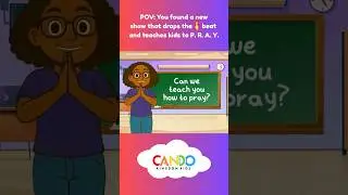 Teach Me How to P.R.A.Y. Christian Song for Kids #Shorts #Prayertime #kingdomKids