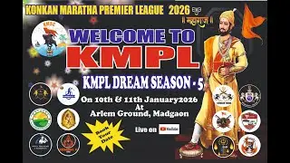 🔴Live || Konkan Maratha Premier League 2026 . ||