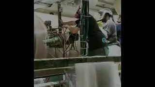 Fiberglass pipe manufacturing #working #video