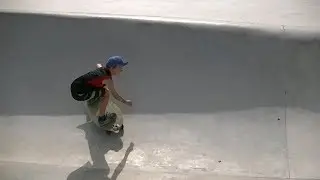 leo skate on a largeskate: surf training