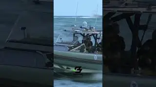 High-Speed Pursuit: US Customs and Border Protection Fast Response Boat in Action at Haulover Inlet