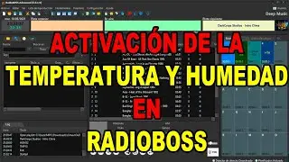 Activar Temperatura y Humedad en Radioboss
