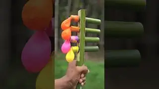 Epic Bamboo DIY Toy | Color Balloon Popper Made from Nature