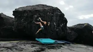 Body Hammer Extension (7C) - Doolin bouldering
