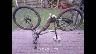 DIY bicycle handlebar jack repair stand suitable for e-bikes