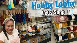 Let's Go to Hobby Lobby| Yarn Shopping|Shop with Me|AhselAnne