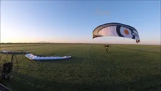 Paramotor fly-in at the Sod Farms. El paso, Texas