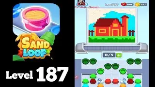 Sand Loop level 187 Guide Walkthrough Solution