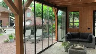 Ideen f&uuml;r Terrassenverglasung - Sunflex SF 35 Schiebe-Dreh-System