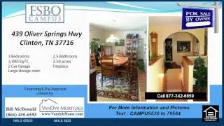 3 bedroom home for sale with finish basement in Clinton TN