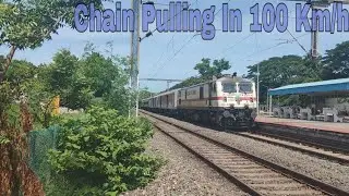 Sudden Chain Pulling Of 12508/12516 - Aronai Express/Coimbatore Express  | Emergency Braking