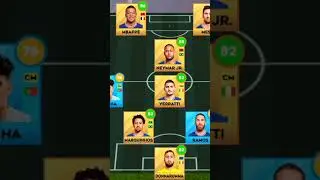 DLS 23 PSG New Formation 😱 #dls23 #dreamleaguesoccer #shorts #psg