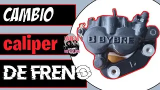 Como cambiar el caliper delantero || Cambio de la pinza de freno