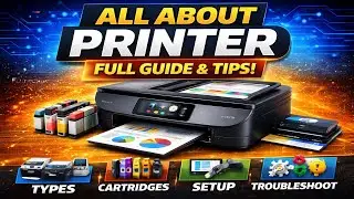 Printer Explained in Hindi | Types of Printer, Working, Uses & Tips | Computer Basics