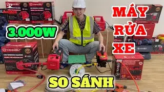 🇻🇳SO SÁNH MÁY RỬA XE HÃNG YAMASU VÀ TOVIKO | CÔNG SUẤT 3000W