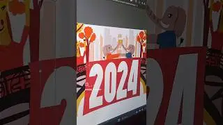 My 2024 Calendar 📅 #art #digitalart #calendar #illustration #artist #2024