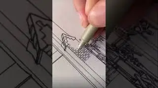 Castle Part 1 #castle #drawing #shorts  #pen