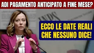 ADI Pagamento Anticipato a Fine Mese? Ecco le Date Reali che Nessuno Dice!