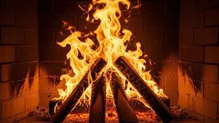 Christmas Fireplace and Soft Snowfall Ambience for Sleep, Relaxation and Holiday Spirit