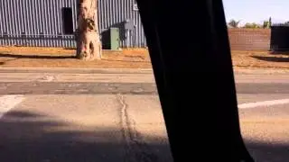Train horn prank empty track