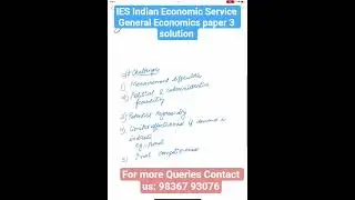 IES Indian Economic Service General Economics paper 3 Role of Pigouvian tax as a tool solution
