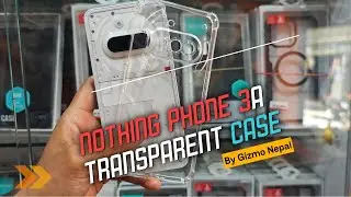 Transparent Back Cover Case for Nothing Phone 3a 5G | Gizmo Nepal