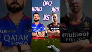 Virat kohli vs Ab de villers Ipl stats comparison🥶🥶 #cricket #ipl #viratkohli