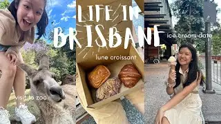 life in brisbane 🇦🇺 | hugging koala 🐨, lune croissant 🥐, museum date 🖼️