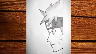 Easy anime drawing | How to draw Naruto uzumaki step-by-step